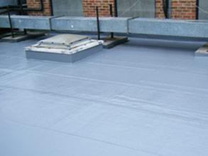 Roof area protected using Belzona 3131 (WG Membrane) in winter